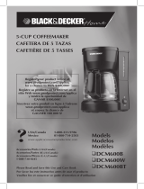 Black and Decker Appliances DCM600W Manual de usuario