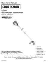 Craftsman WEEDWACKER Incredi-Pull 316.794400 Manual de usuario