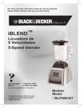 Black and Decker Appliances iBLEND BLP5600GM Manual de usuario