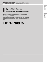 Pioneer DEH-P88RS Manual de usuario