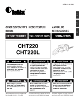 RedMax CHT220 Manual de usuario