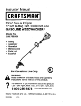 Craftsman WEEDWACKER 358.795501 El manual del propietario