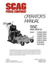 Scag Power Equipment SWZ Hydro Drive Manual de usuario