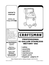 Craftsman 113.177780 El manual del propietario