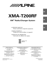 Alpine XMA-T200RF El manual del propietario