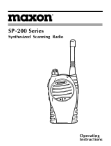 Maxon Synthesized Scanning Radio Manual de usuario