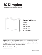 Dimplex DF2622SS Manual de usuario