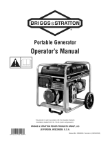Briggs & Stratton PORTAbLE GENERATOR El manual del propietario