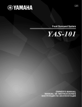 Yamaha YAS-101 El manual del propietario
