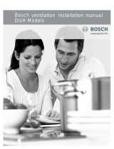 Bosch DUH30152UC Guía de instalación