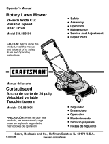 Craftsman 536.885601 El manual del propietario