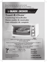 Black & Decker Toast-R-Oven TRO4050B Manual de usuario