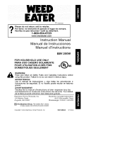 Weed Eater EBV 200 El manual del propietario