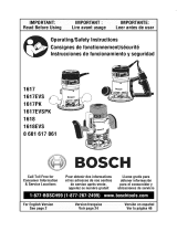 Bosch 1617 El manual del propietario