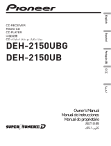 Car audio systems SE 2150 El manual del propietario