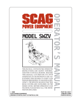 Scag Power Equipment SWZV Manual de usuario