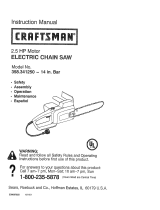 Craftsman 358.341250 Manual de usuario