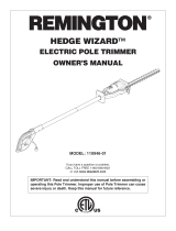 Remington HEDGE WIZARD 110946-01 El manual del propietario