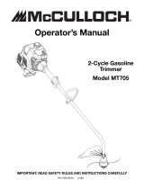 McCulloch MT705 Manual de usuario