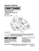 Craftsman 13AN77SS299 El manual del propietario