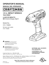 Craftsman 315116020 El manual del propietario