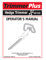TrimmerPlus INSTRUCTION MANUAL Manual de usuario