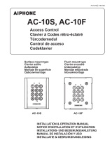 Aiphone AC-10S/F Manual de usuario