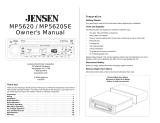 Jensen MP5620SE El manual del propietario