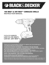 Black & Decker LDX120C TYPE 1 El manual del propietario