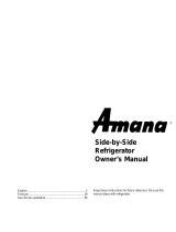 Amana SRD22TPW El manual del propietario