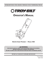 Troy-Bilt Flurry 1400 Manual de usuario