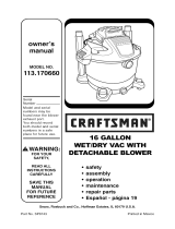 Craftsman 113.170660 El manual del propietario
