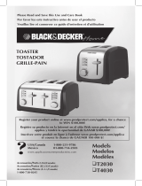 Black and Decker Appliances T2030 Manual de usuario