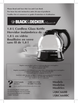 Black & Decker JKC660BC Manual de usuario