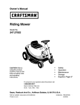 Craftsman 247.27022 Manual de usuario