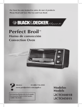 Black & Decker Perfect Broil CTO4501S Manual de usuario
