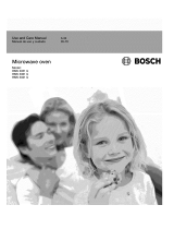 Bosch HMV3061U/01 El manual del propietario