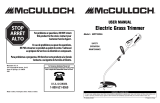 McCulloch MCT2303A Manual de usuario