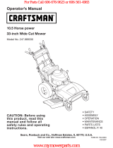 Craftsman 247.889330 Manual de usuario