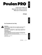 Poulan Pro PP446 El manual del propietario