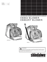 Shindaiwa EB802 Manual de usuario