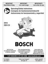 Bosch Power Tools 3918 Manual de usuario