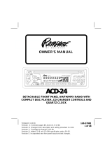 Audiovox ACD-24 El manual del propietario