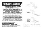 Black & Decker GSN30 TYPE 1 El manual del propietario