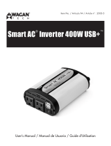 Wagan Smart AC 400W USB+ Manual de usuario