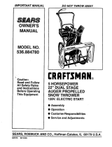 Craftsman 536884780 El manual del propietario