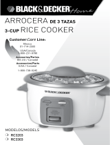 Black and Decker Appliances RC3303 Guía del usuario