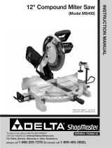 Delta MS450 Manual de usuario