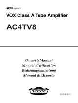 Vox AC4TV8 El manual del propietario