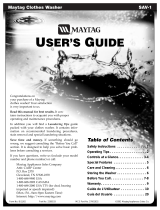Maytag SAV-1 Guía del usuario